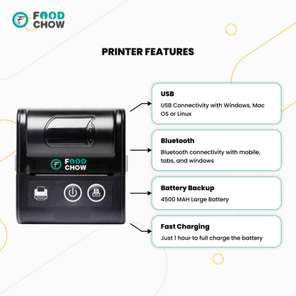 Foodchow Printer With Battery