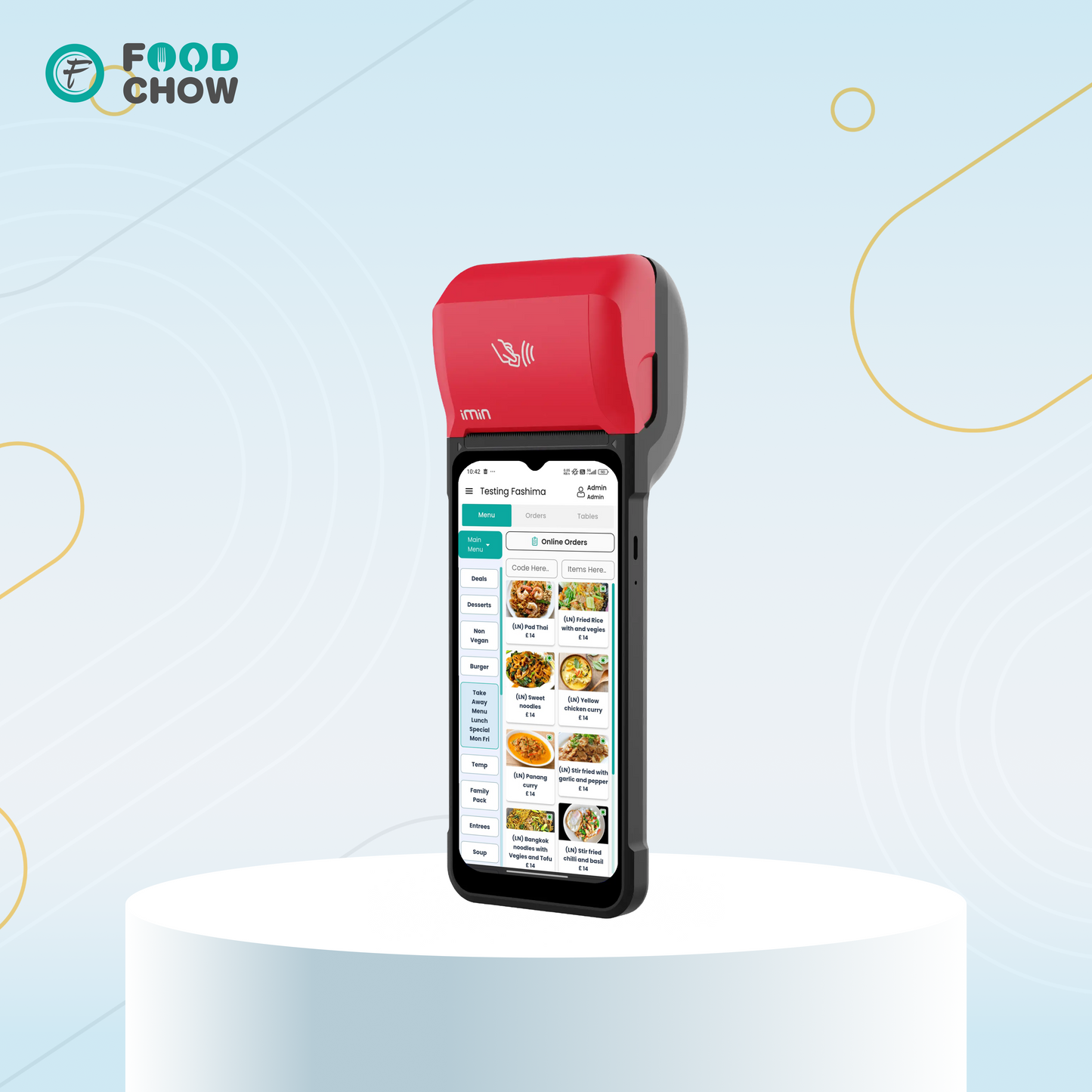 इमिन स्विफ्ट 2 एंड्रॉइड पीओएस टर्मिनल | सबसे कम कीमत की गारंटी