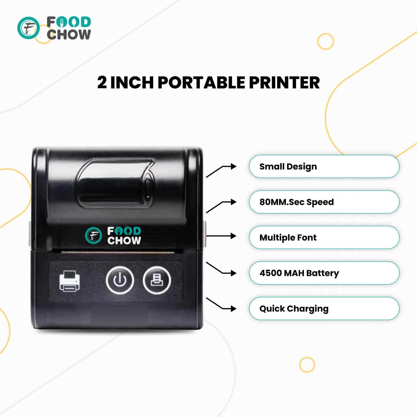 POS Billing System with 58mm (2 Inch) + Thermal Receipt Printer with Battery