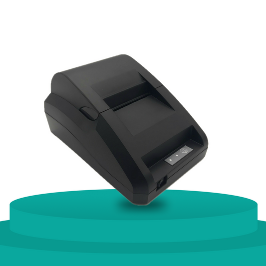 58mm (2 Inch) Direct Thermal Receipt Printer + 30-Days Free Trial Software License for Restaurants, Cafes, Shops | USB + Bluetooth with QR Code, Digital Menu, 7 Rolls, POS Website Billing Machine
