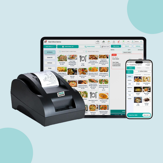 All-in-One POS Billing System with 58mm (2 Inch) Direct Thermal Receipt Printer