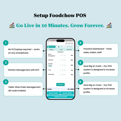POS Billing Software And Online Food Ordering System