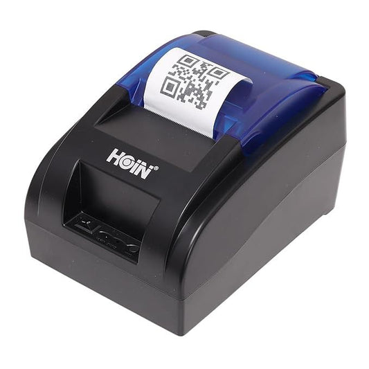 HOIN 58MM (2 Inch) Bluetooth USB Thermal Receipt Printer + 1 Year Foodchow Pos Billing Software for Restaurants | Compatible with ESC/POS Print Billing Invoice | Mobile Printing - (No Battery Backup) 1 Year Warranty