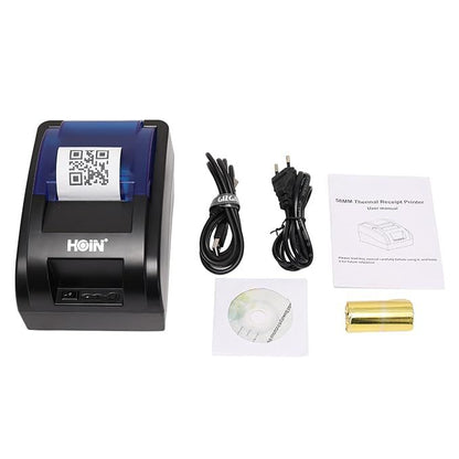 Hoin HL-58 Portable Thermal Receipt Printer | Bluetooth + USB