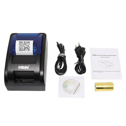 Hoin HL-58 Portable Thermal Receipt Printer | Bluetooth + USB